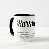 Mug Karma Définition Drôle (Devant gauche)