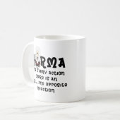 Mug Karma et Law-V2 de Newton 3ème (fond clair) (Devant gauche)