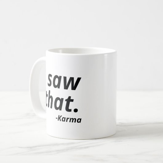 Mug Karma Saw (Devant gauche)
