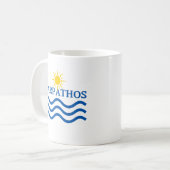 Mug KARPATHOS Grèce, Sun Waves (Devant gauche)