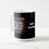 Mug Kash Patel "Vous avez deux minutes" Interview Quot (Devant gauche)