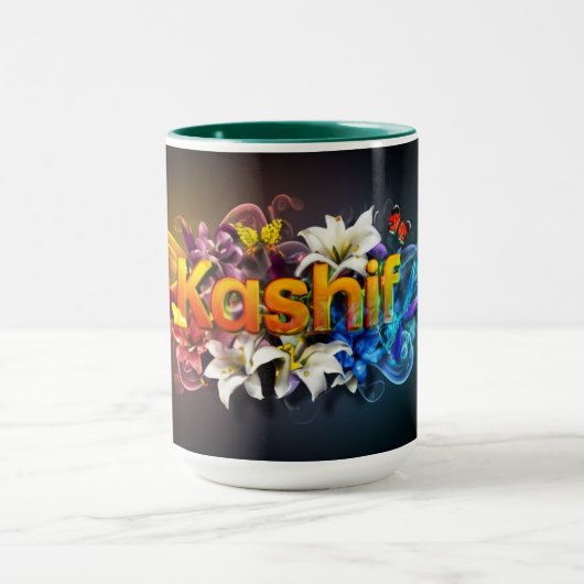 Mug KASHIF" 3D couleurs Imprimer (Centre)