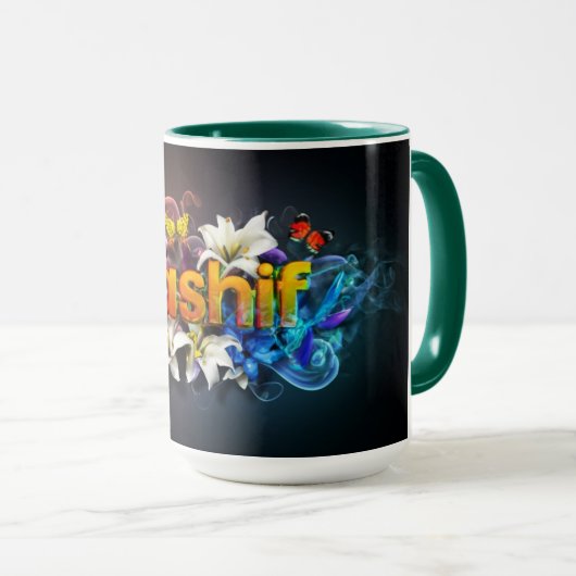 Mug KASHIF" 3D couleurs Imprimer (Devant droit)