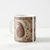 Mug Kashmiri Badaam Motif Broderie Design (Devant gauche)