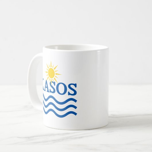 Mug KASOS Grèce. Eau solaire (Devant gauche)