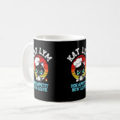 Mug Kat Lym Sarcastic Chef Cat - Bon Appetit Now Leave (Devant gauche)