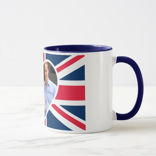 Mug , Kate, prince George - drapeau britannique (Droite)
