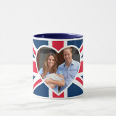 Mug , Kate, prince George - drapeau britannique (Centre)