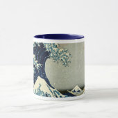 Mug Katsushika Hokusai dans La Grande Vague au large d (Centre)