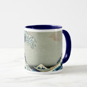 Mug Katsushika Hokusai dans La Grande Vague au large d (Devant droit)