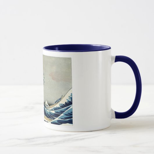 Mug Katsushika Hokusai dans La Grande Vague au large d (Droite)