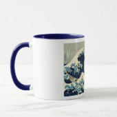 Mug Katsushika Hokusai dans La Grande Vague au large d (Gauche)