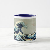 Mug Katsushika Hokusai dans La Grande Vague au large d (Centre)