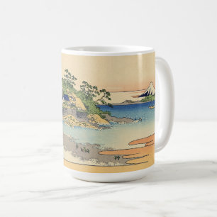 Mug Katsushika Hokusai Enoshima dans la province de Sa