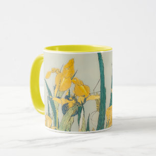 Mug Katsushika Hokusai - Grasshopper et Iris