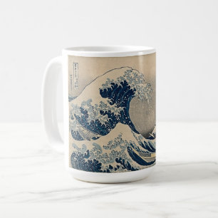 Mug Katsushika Hokusai. La Grande Vague au large de Ka