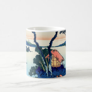 Mug Katsushika Hokusai - Lac Suwa dans la province de 