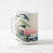 Mug Katsushika Hokusai - Maison de thé à Koishikawa (Devant gauche)
