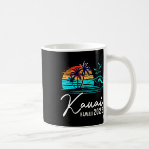Mug Kauai Hawaii 2025 Famille de jumelage vacances été