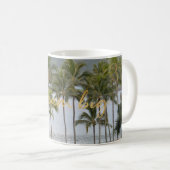 Mug Kauai Hawaii Palm Trees Beach Gold Dream (Devant droit)