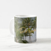 Mug Kauai Hawaii Palm Trees Beach Gold Dream (Devant gauche)
