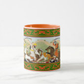 Mug Kaur - art historique sikh #2 - orange (Centre)