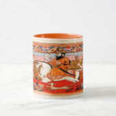 Mug Kaur - art historique sikh #4 - orange (Centre)