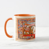 Mug Kaur - art historique sikh #4 - orange (Gauche)