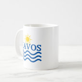 Mug KAVOS Corfu Grèce, Sun Waves (Devant gauche)