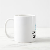 Mug Kawai Narwhal Cute, je vais te couper drôle (Gauche)