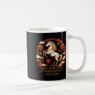 Mug Kawaii 2026 Cheval Royal Zodiaque Dame Fortune Équ