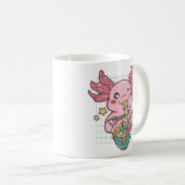 Mug Kawaii Axolotl mange Ramen (Devant droit)