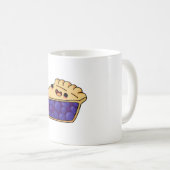 Mug Kawaii Blueberry Pie (Devant droit)