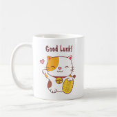 Mug Kawaii Bon Chat Chat Japonais Maneki Neko (Gauche)