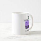 Mug Kawaii Bubble Tea Boba Taro Ube Purple Yam Nom (Devant droit)