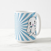 Mug Kawaii Bunny sur la coutume de l'accolade (Devant droit)