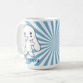 Mug Kawaii Bunny sur la coutume de l'accolade (Devant gauche)