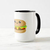 Mug Kawaii Burger (Devant droit)