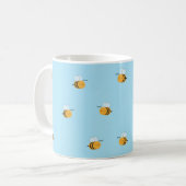 Mug Kawaii Buzzy gaffent des abeilles (Devant gauche)