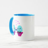 Mug kawaii cactus amour (Devant gauche)