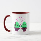 Mug kawaii cactus amour (Gauche)