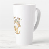 Mug Kawaii Chat Gingembre avec Latte de Poisson Ta (Angle droit)