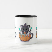 Mug Kawaii Chat Goth Halloween (Centre)
