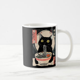 Mug Kawaii Chat Manger Ramen nouilles Amusant Anime Ca