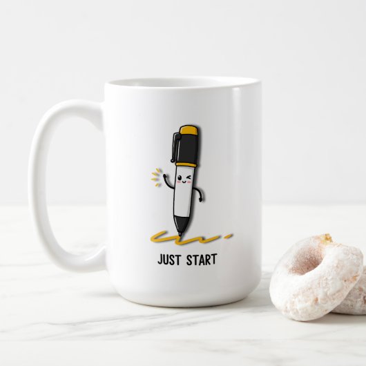Mug Kawaii commence à fumer pour les créateurs (Avec donut)