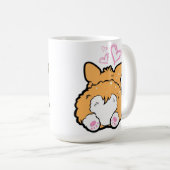 Mug Kawaii Corgi Butt (Devant droit)