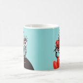 Mug Kawaii Cute Monster Nom des enfants (Centre)