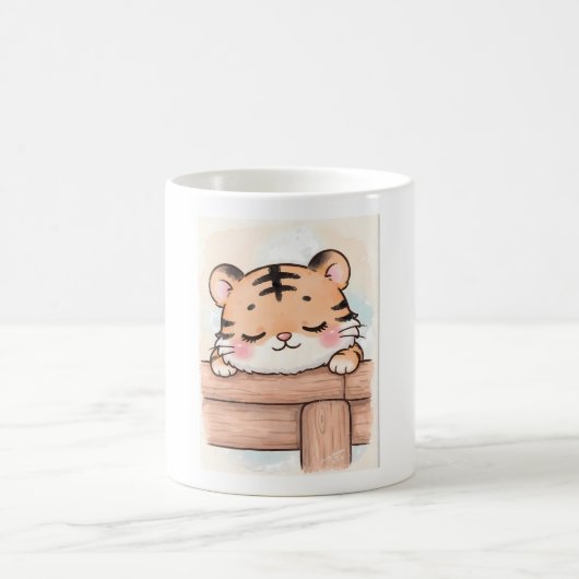 Mug Kawaii Dormilón, Acuarela Tierna (Centre)