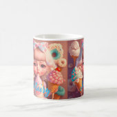 Mug Kawaii fille mignonne avec des glaces (Centre)