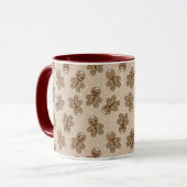 Mug Kawaii Gingerbread Homme Motif (Devant gauche)